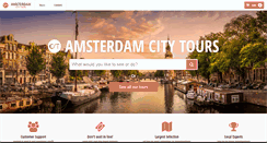Desktop Screenshot of amsterdamcitytours.com