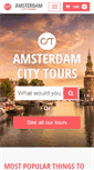 Mobile Screenshot of amsterdamcitytours.com